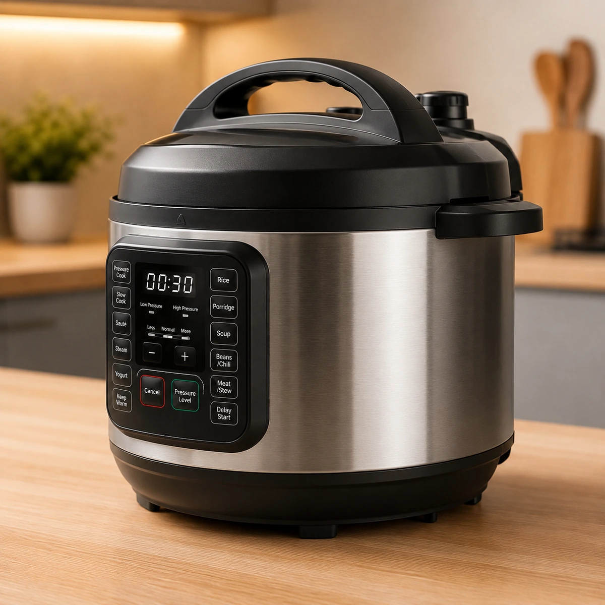 Digital Stainless Steel Multi-Function Pressure Cooker & Multicooker